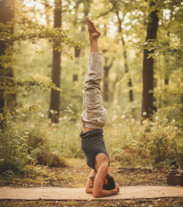 Read more about the article Stanie na głowie w jodze (Sirsasana) – techniki, korzyści i bezpieczeństwo