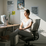 Joga przy biurku – ćwiczenia, które poprawią Twoje samopoczucie