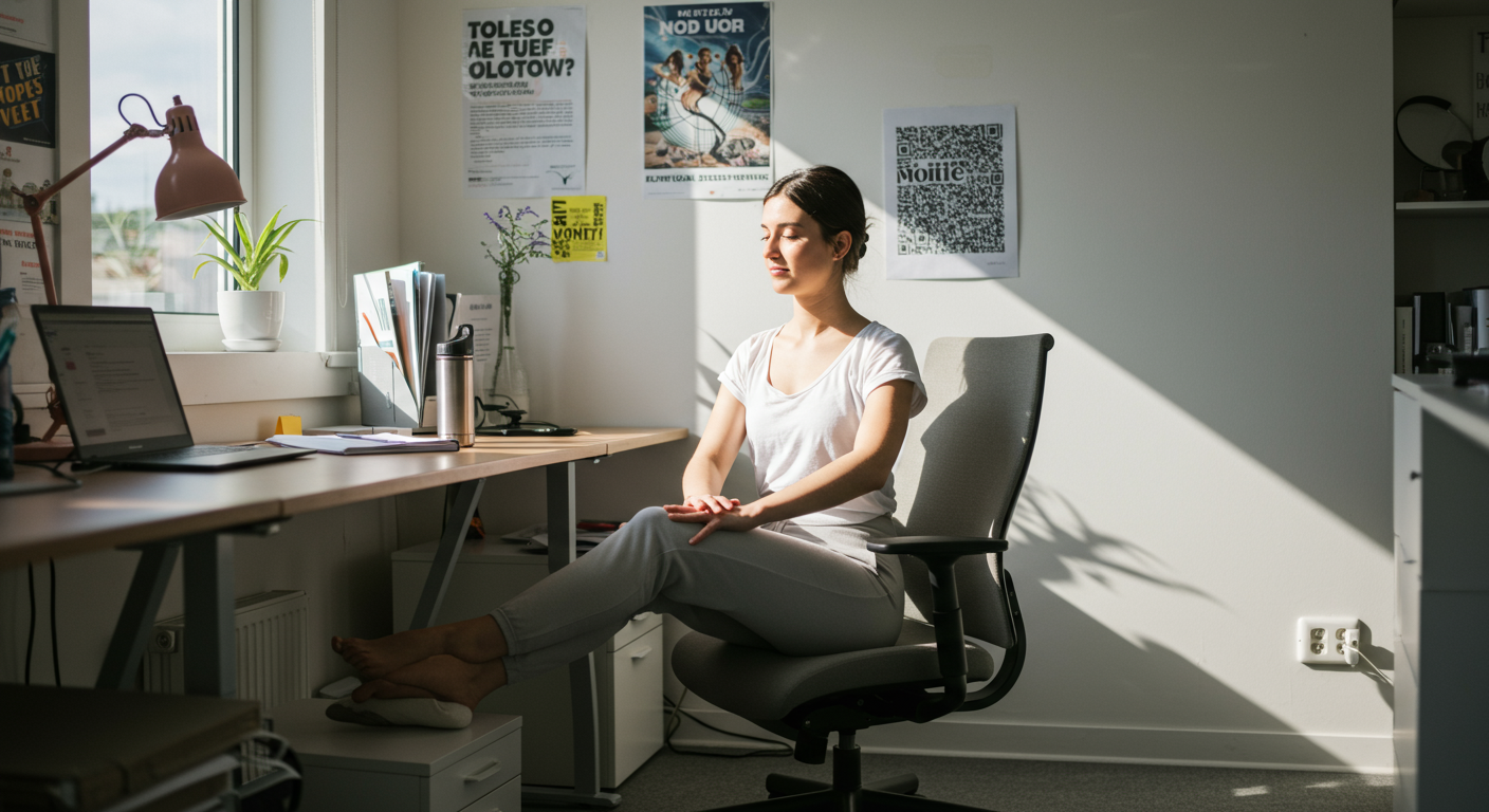 You are currently viewing Joga przy biurku – ćwiczenia, które poprawią Twoje samopoczucie
