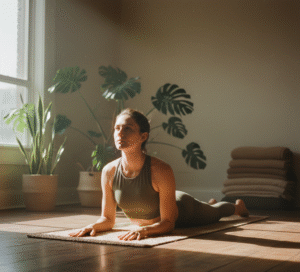 Read more about the article Pozycja Sfinksa (Salamba Bhujangasana) – korzyści, wykonanie i przeciwwskazania